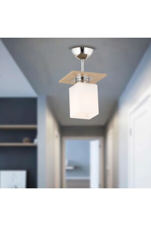 Atlas Single Coffee Square Modern Young Room Kitchen-Bathroom Kitchen Living Room Spotlight Chandelier 3337-01-K-CF - Apliqa