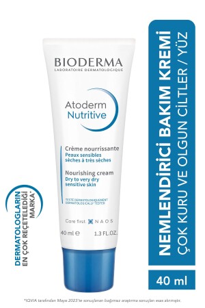 Atoderm Nutrition Çok Kuru Olgun Cilt Besleyici Nemlendirici Yüz Kremi Avokado Ve Shea Yağı 40 ml 3401399373008 - Bioderma