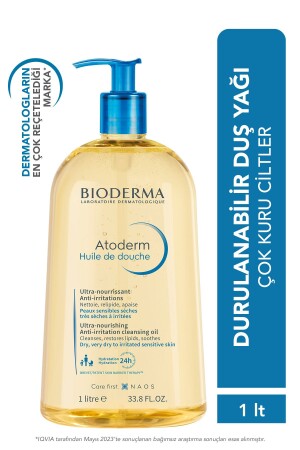 Atoderm Shower Oil Feuchtigkeitsspendendes Duschöl für trockene Haut 1lt - Bioderma