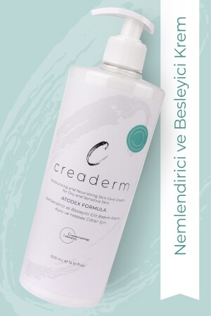 Atodex Formula Kuru Ve Hassas Ciltler Için Nemlendirici Bakım Kremi 500 Ml CRDRM12 - CREADERM