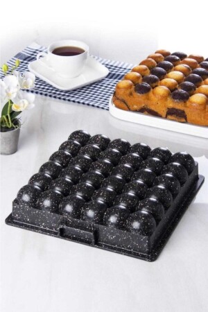 Atom Egg Model Cake Mold Black CCYKKK - COOKCASE