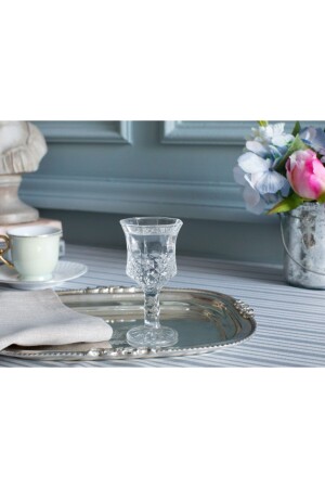 Audrey Set of 4 Footed Coffee Glasses 40 ml 1KBARD0513-8682116201360 - Madame Coco