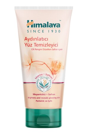 Aufhellender Gesichtsreiniger, Süßholzwurzel, Safran, Gurke, Granatapfel, ohne Parabene, für jede Haut, 150 ml 8901138819965 - Himalaya Since 1930