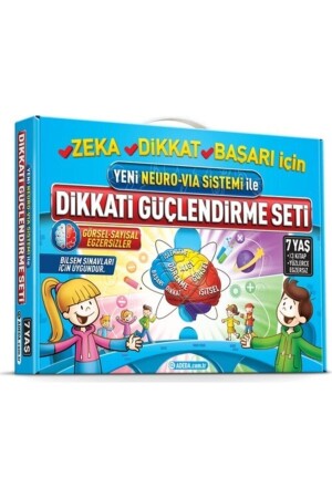 Aufmerksamkeitsstärkungsset ab 7 Jahren + visueller Aufmerksamkeitstest - Adeda Yayınları