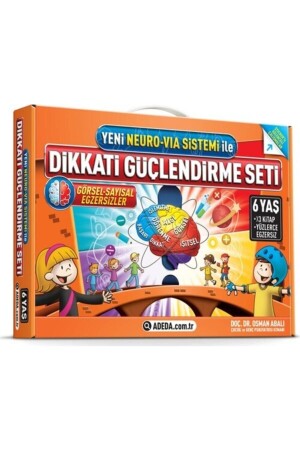 Aufmerksamkeitsstärkungsset Kindergarten Alter 6 - Osman Abalı - Adeda Yayınları