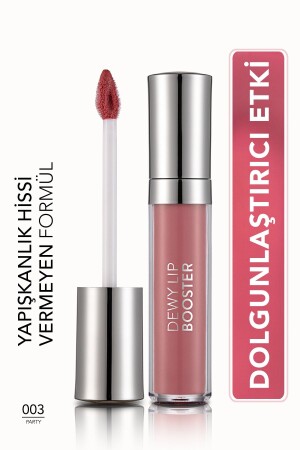 Aufpolsternder, getönter Lipgloss (Dunkler Pfirsich) – Dewy Lip Booster – 003 – 8690604619054 - Flormar