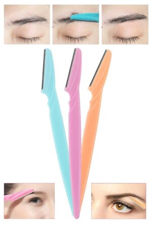 Augenbrauen-Gesichtsrasierer, 3er-Pack. Augenbrauenrasierer - Kitchen Beauty