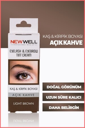 Augenbrauen- und Wimpernfarbe – Hellbraun 8680923320939 - New Well