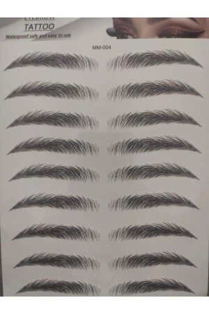 Augenbrauen – Wimperntattoo, das kein Augenbrauenpflegeöl benötigt – Mm-004 - Çeyizci