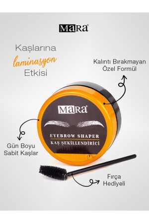 Augenbrauenformer-Stabilisierungspinsel für Augenbrauen, 50 ml - Mara