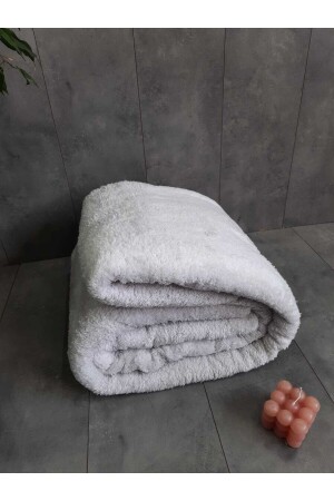 Aurora Gray Double Welsoft Plush Blanket AuroraBlanketDouble - Bonny Home