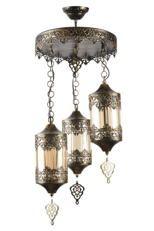 Authentic Antique Chandelier Set of 3 UÇ308ARR - Uçar