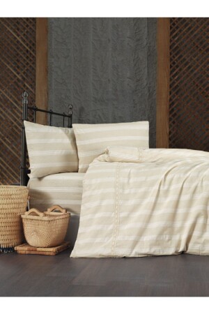 Authentic Cotton Duvet Cover Set - Buldan Csn Tekstil