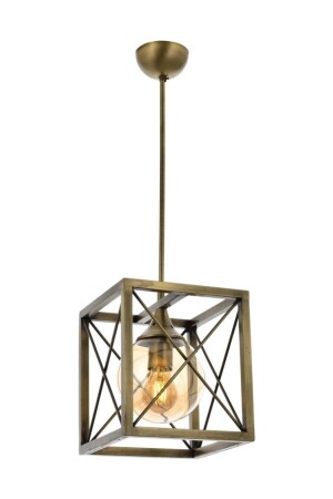 Av-60127-1e Eskitme Kaplama Modern Avize, E27, Metal, Cam, 22 Cm 1458716 - Avonni