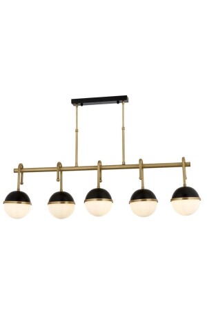 Av-60387-5ey Siyah-eskitme Boya-kaplama Modern Avize E27 Metal Cam 100x15cm AV-60387-5EY - Avonni