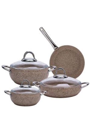 Avanos Terra Bio Granite 7 Piece Cookware Set 153. 03. 07. 8952 - Karaca