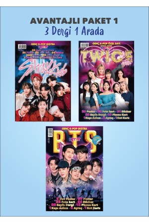Vorteilspaket 1 / Zweimal - Bts - Stray Kids Magazine - Kstar