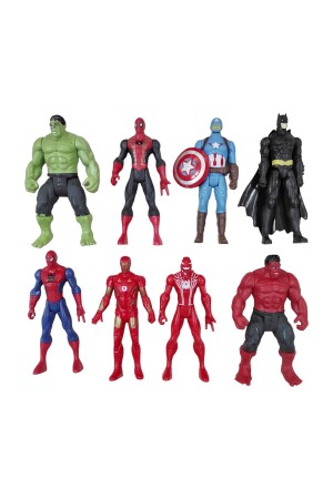 Avengers 8-Piece Figure Toy Spider-Man Hulk Captain America Batman Iron Man Venom - Brother Toys