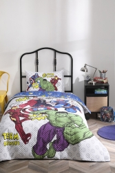 Avengers Team Single Disney lizenziertes elastisches Spannbettlaken gesteppter Kinderbettbezug PR-EVTEKSTILI-52562901327 - Özdilek