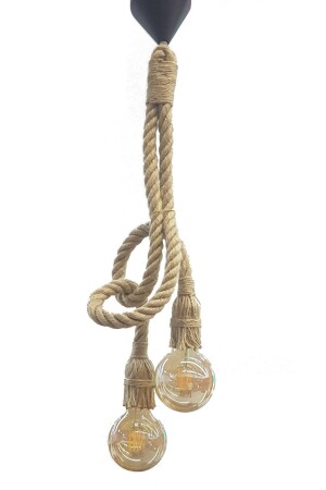 Avize Halat Ikili Otantik Modern Tasarım Halat Avize MOD326564 - DESİNGSTORE