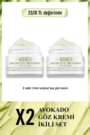 Avocado Eye Cream Moisture Duo Set - Kiehl's