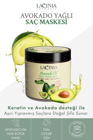 Avocado Oil Hair Repair Mask 500 Ml 2407257 - Lacinia