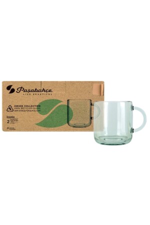Aware Iconic 100 % recycelter Becher 330 cc, zweiteiliger Becher TYC00365362995 - Paşabahçe