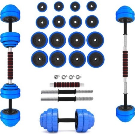 Ayarlanabilir ağırlıklı dambıl ve halter seti HMS 30 kg - HMS