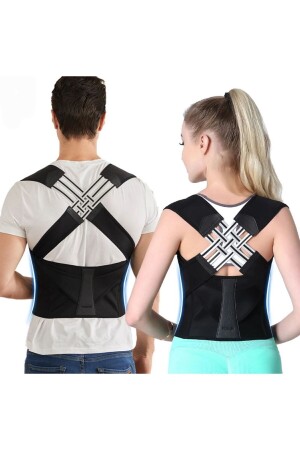 Ayarlanır Medikal Dik Duruş Sırt-bel Korsesi Kadın-erkek Kamburluk Önleyici Dik Duruş Sporcu Korsesi - F&W Fit Women