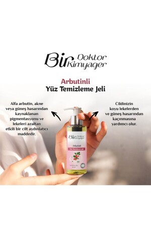 Aydınlatıcı Etkili Yüz Temizleme Jeli (ALFA ARBUTİNLİ) (100 ML) 0025 - Bir Doktor Bir Kimyager