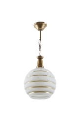 Aydınlatma Dekoratif Modern Tekli Gold Cam Avize KK0001 - AVİZEVİ