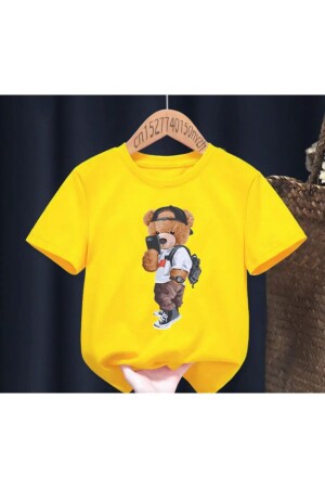 Kinder-T-Shirt mit Teddybär-Aufdruck, 2 Jahre alt / 15 Jahre alt - Amazon Ev