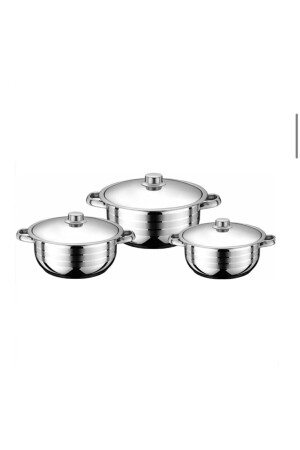 Aykut Metal Erena Cookware 6 Parça Boru Kulp Tencere Seti EBK6 - AYKUT MUTFAK GEREÇLERİ