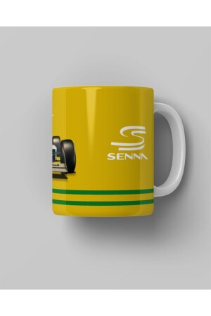 Ayrton Senna Mclaren Weiße Tasse 6060 - FANBOX SHOP