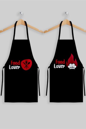 Ays Home 2-Piece Kitchen Apron Set for the Love of Food ASYO372 - AYSHOME
