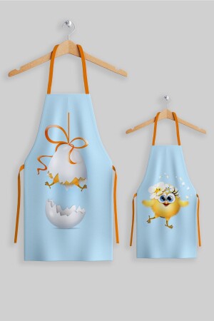 Ays Home Chick Mother Child Kitchen Apron Set - Ayshome