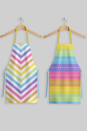 Ays Home Colorful 2-Piece Kitchen Apron Set AYSO398 - AYSHOME