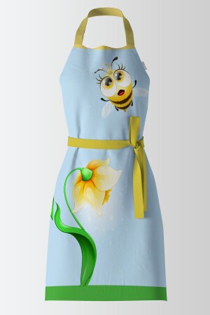 Ays Home Exclusive Cute Bee Patterned Kitchen Apron AYSO402 - AYSHOME