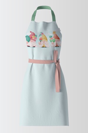 Ays Home Exclusive Long Dwarf Patterned Kitchen Apron AYSO386 - AYSHOME