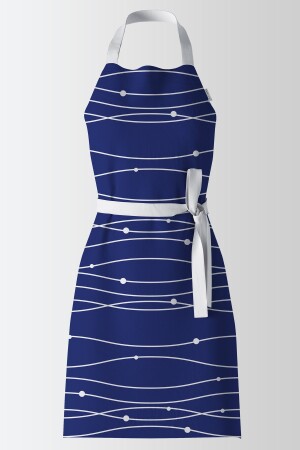 Ays Home Exclusive Water Wave Patterned Kitchen Apron AYSO394 - AYSHOME