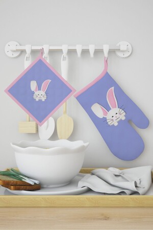 Ays Home Glove RABBIT PATTERN Glove Holder Set - Ayshome