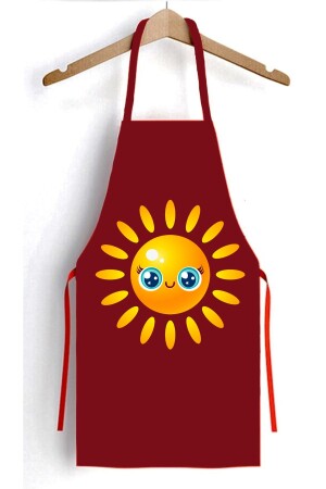 Ays Home Kinder-Küchenschürze mit Sonnenmalerei, AYSO312 - AYSHOME