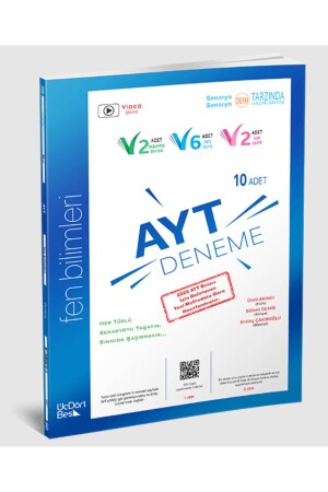 Ayt 10 Science Essay Question Bank 345 Three Four Five (Current Edition Exclusive to Kitapsenin) - Üç Dört Beş Yayıncılık
