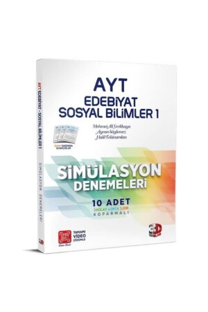 Ayt Literature Social Sciences 1 Simulation Trials - 3D Yayınları