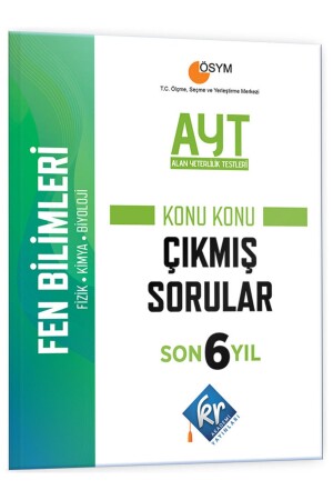 AYT-Wissenschaftsfragen zum Thema der letzten 6 Jahre - Kr Akademi Yayınları