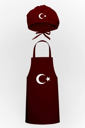 Ayyıldız Tasarım Mutfak Önlüğü & Bone Avantaj Paketi TTP0051 - Tasarım Trend