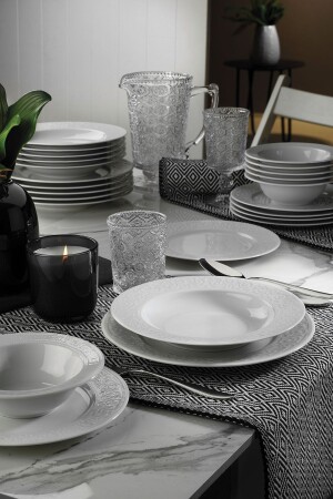 Azalea 24 Piece Dinner Set for 6 Persons ACL24Y200 - Kütahya Porselen