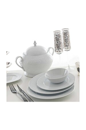 Azalea 83 Piece Dinner Set for 12 People ACL83YT00 - Kütahya Porselen