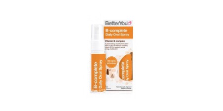 B-complete Mundspray für die tägliche Anwendung, natürlicher Pfirsich - POWERBODY