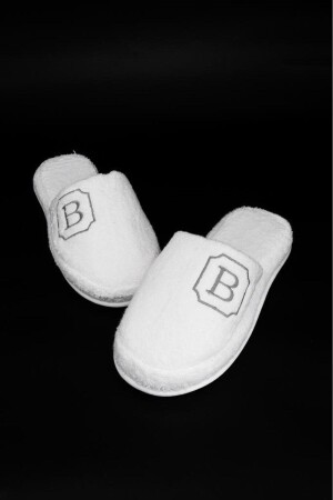 B Harf Havlu Banyo Spa Ev Otel Lohusa Terliği Kalın Tabanterlik - Ender Home